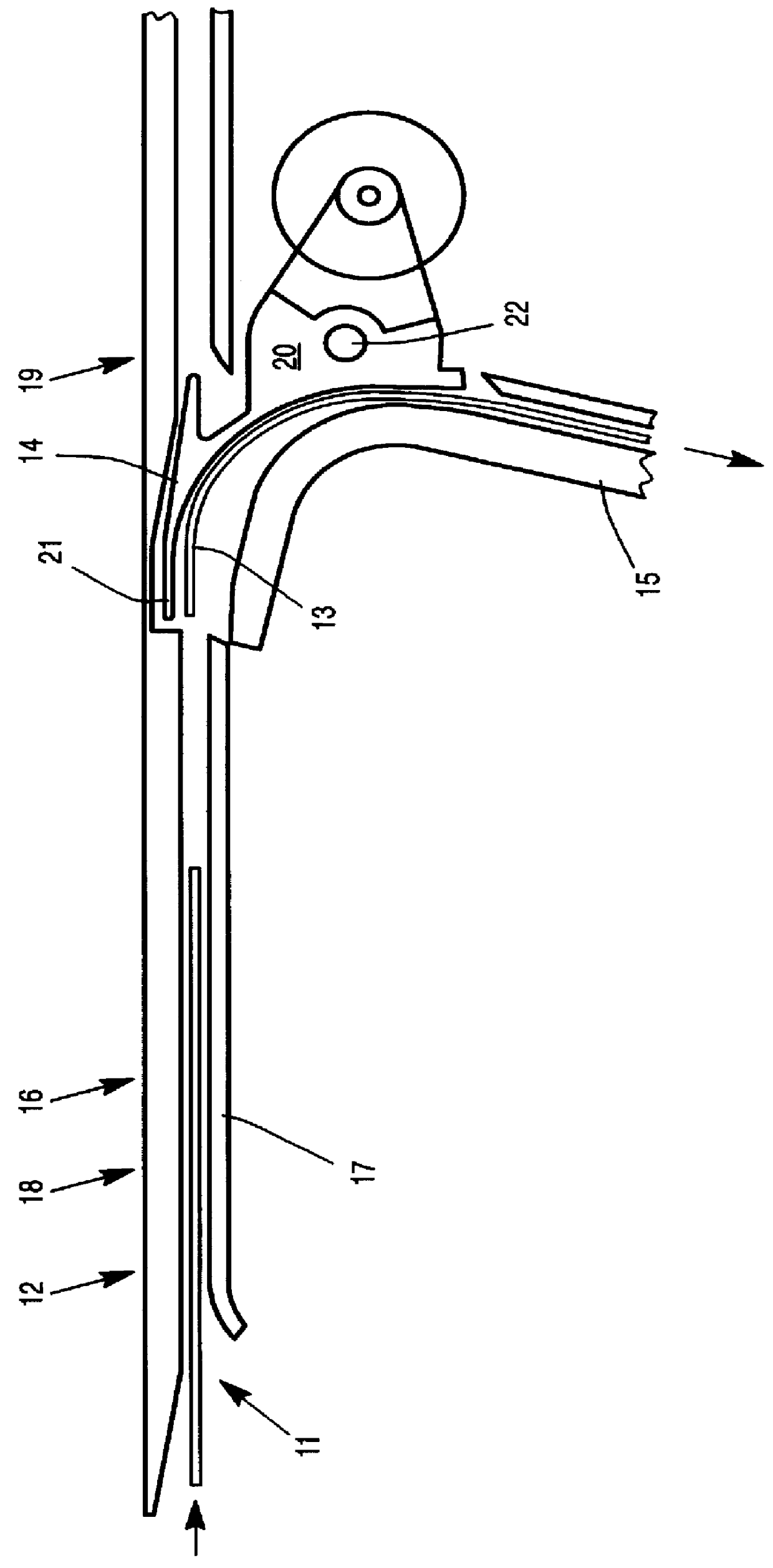 Apparatus and method of automatically adjusting a document deceleration rate