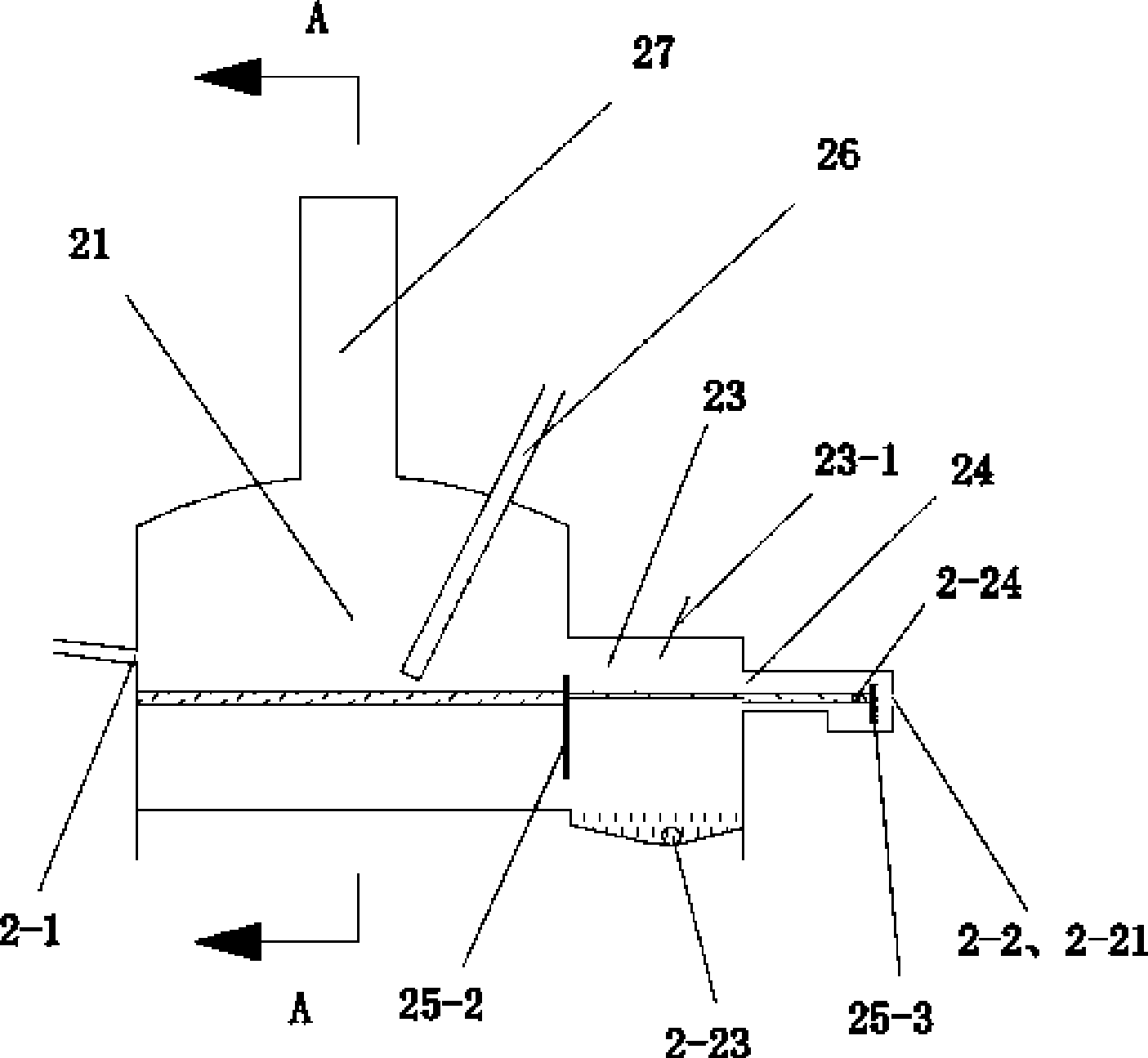 Device and method for continuous refining waste purple impure copper