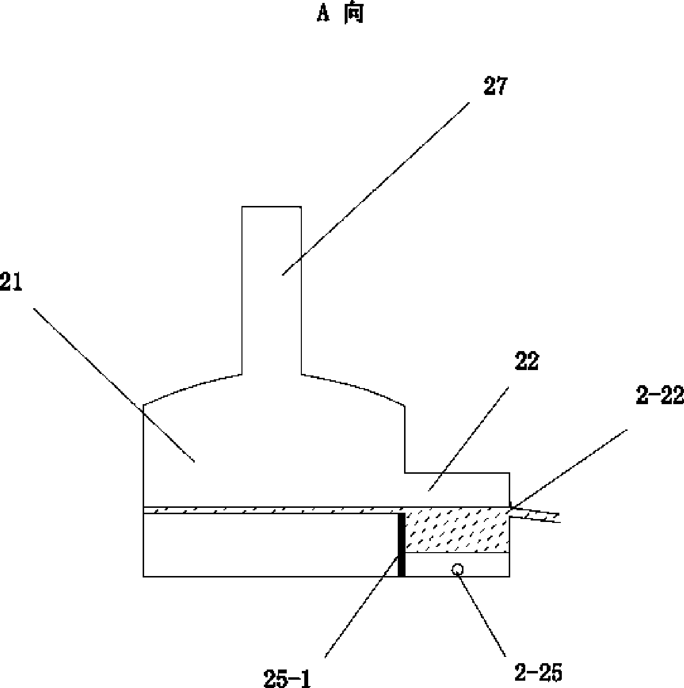 Device and method for continuous refining waste purple impure copper