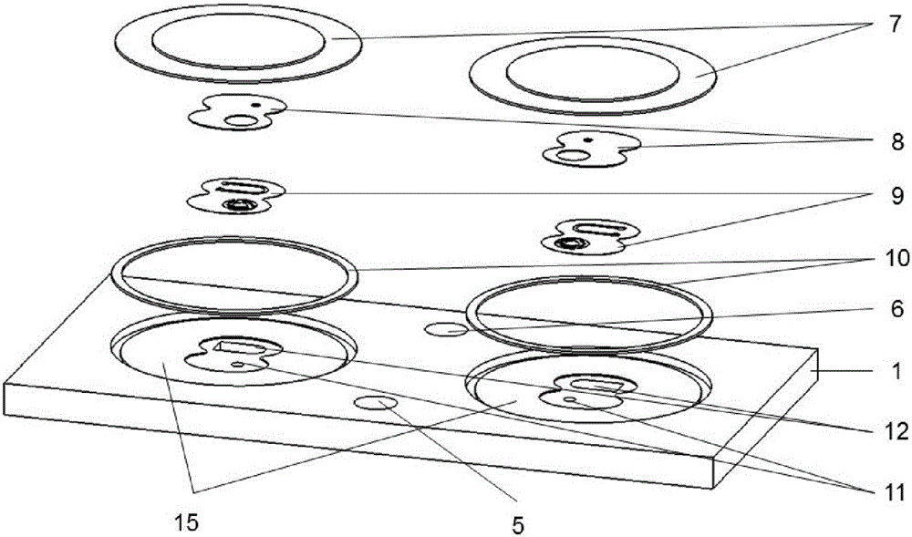 Integrated type high-flow piezoelectric pump