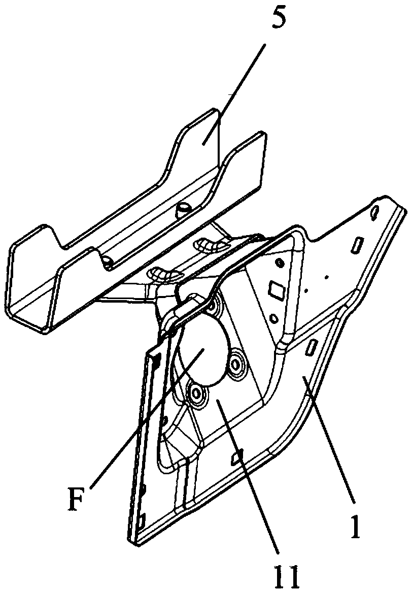 An opening control device for a commercial vehicle refueling port