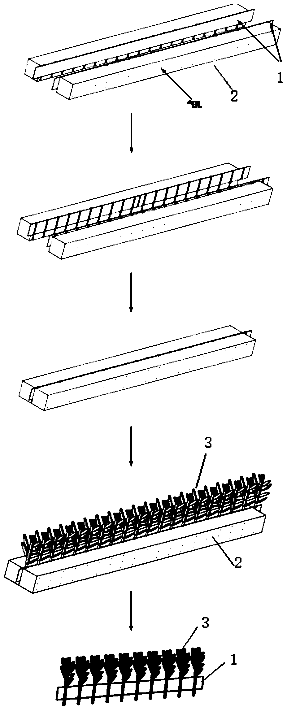 Seedling growing belt and seedling growing method for stevia rebaudiana