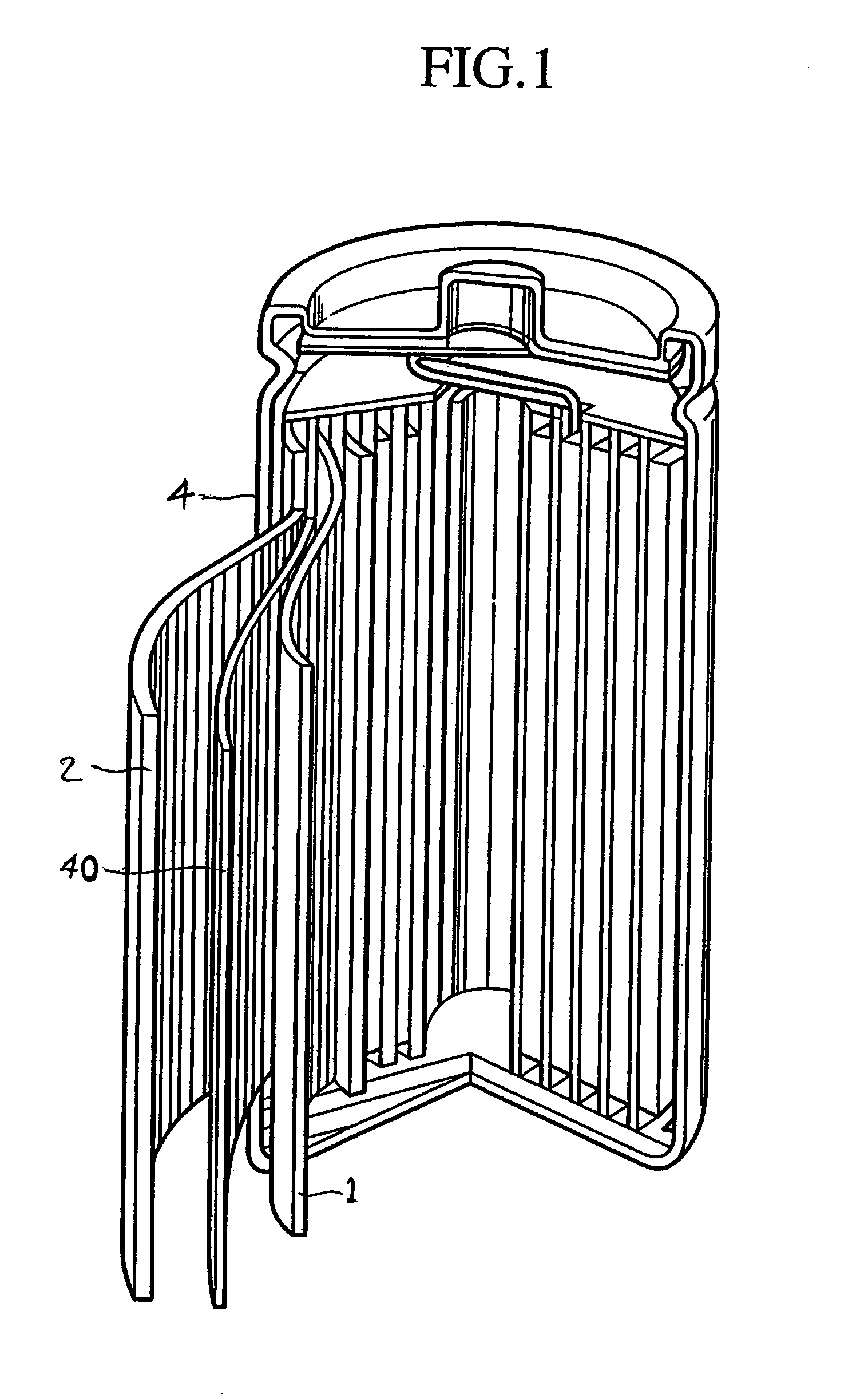 Rechargeable lithium ion battery