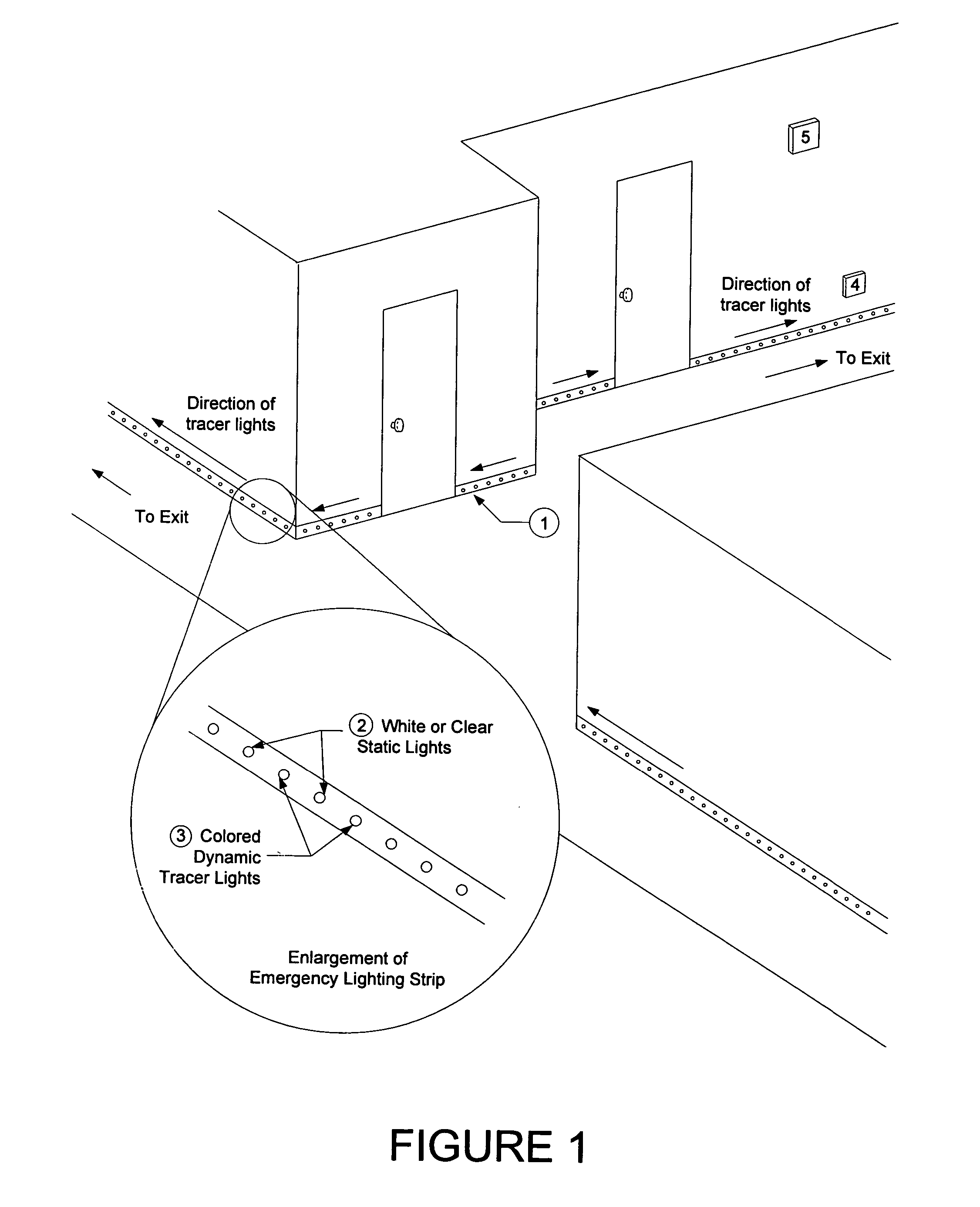 Emergency lighting system and method