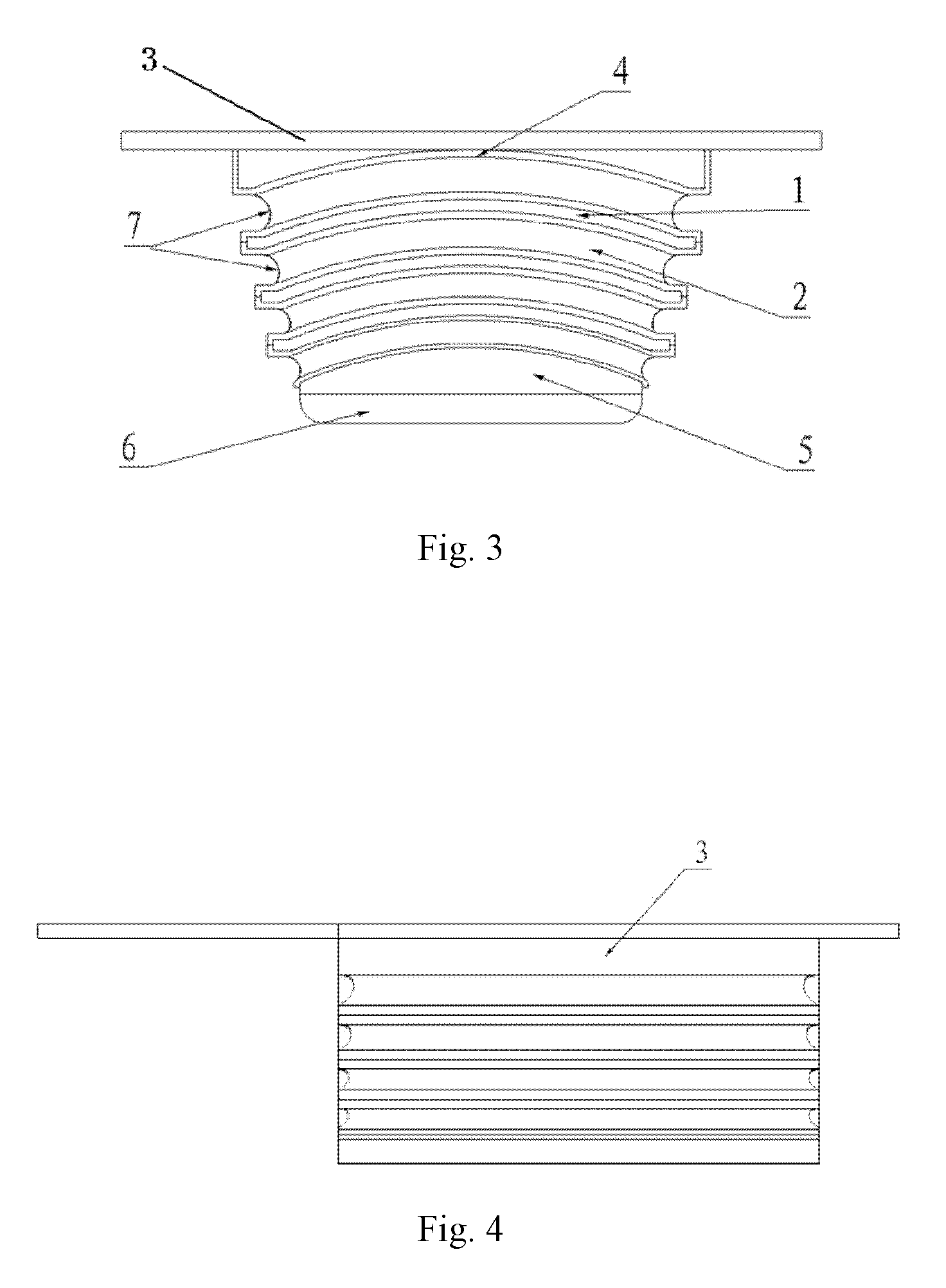 Auxiliary rubber spring for automobile suspension