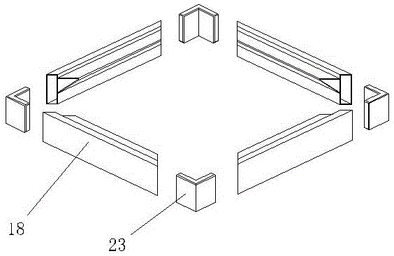 A ceiling keel and a combined three-dimensional ceiling composed of it