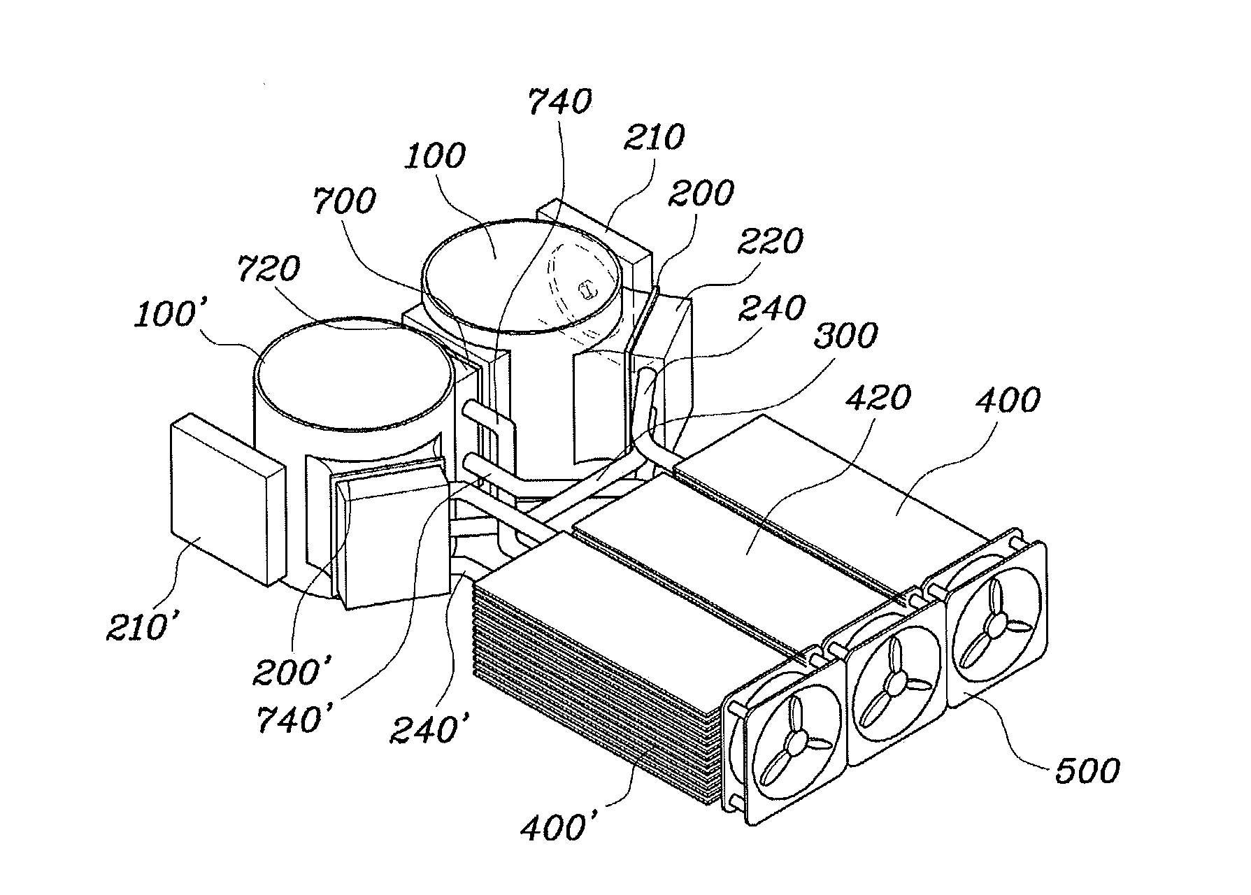 Cooling and heating cup holder