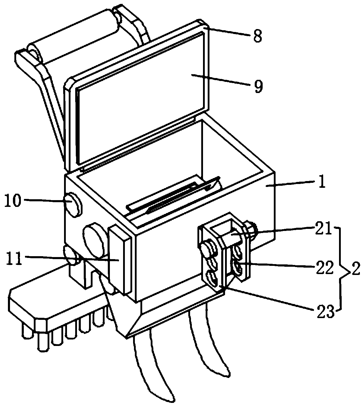 Oil tea organic high-yield planting device