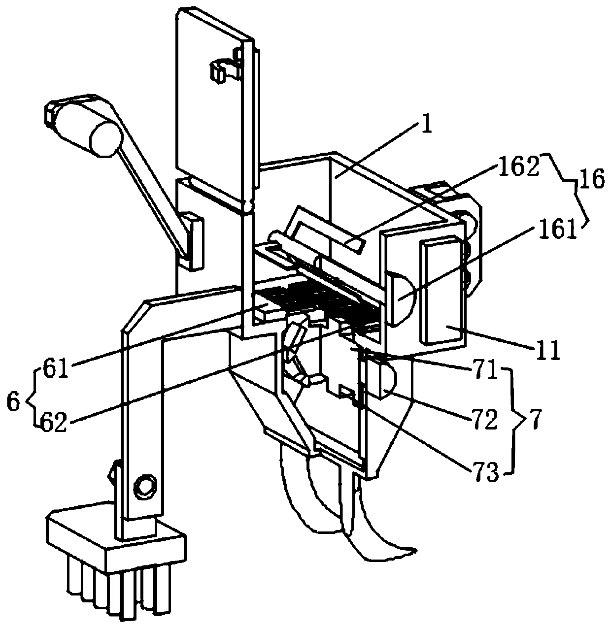 Oil tea organic high-yield planting device