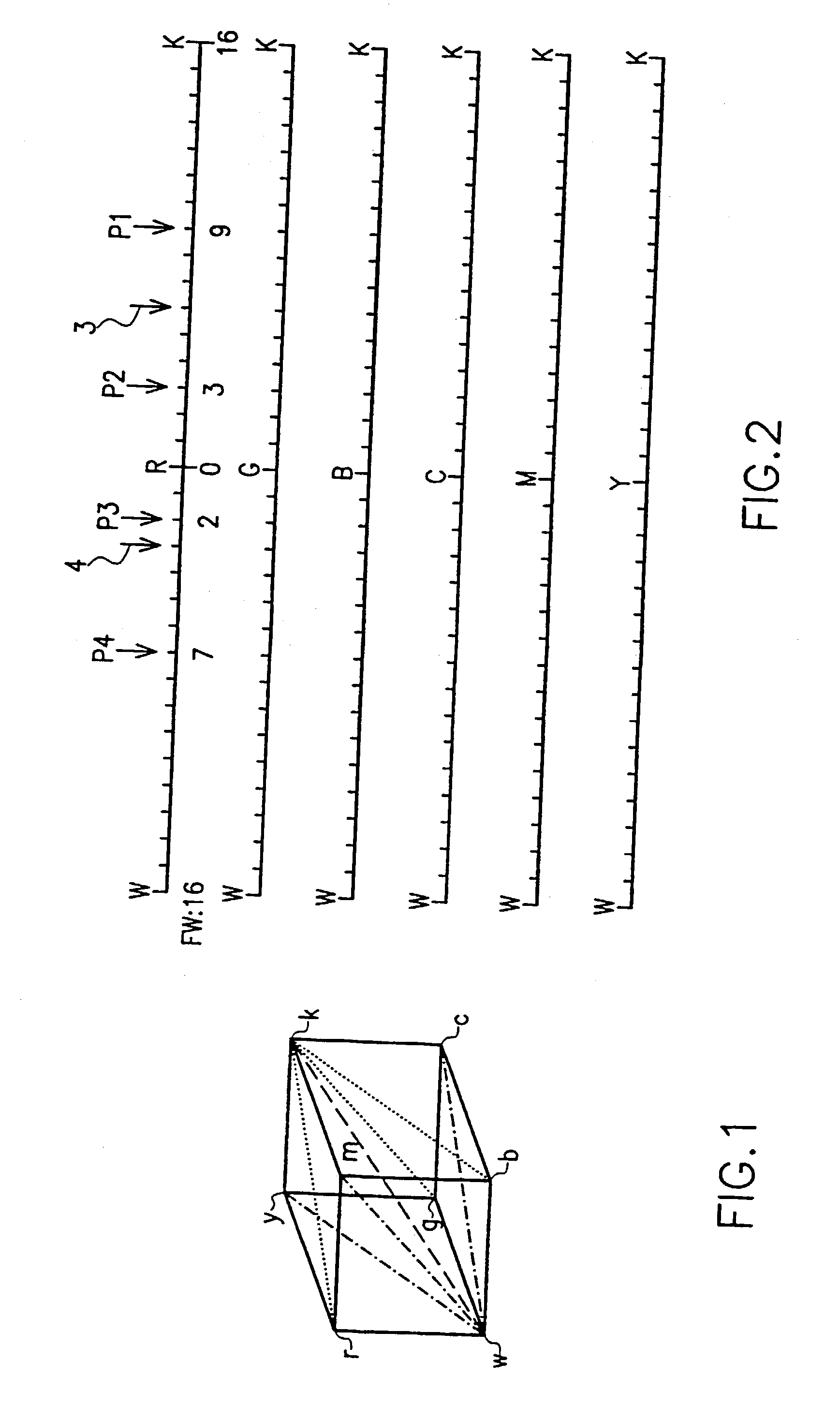 Method for printing an image in two colors