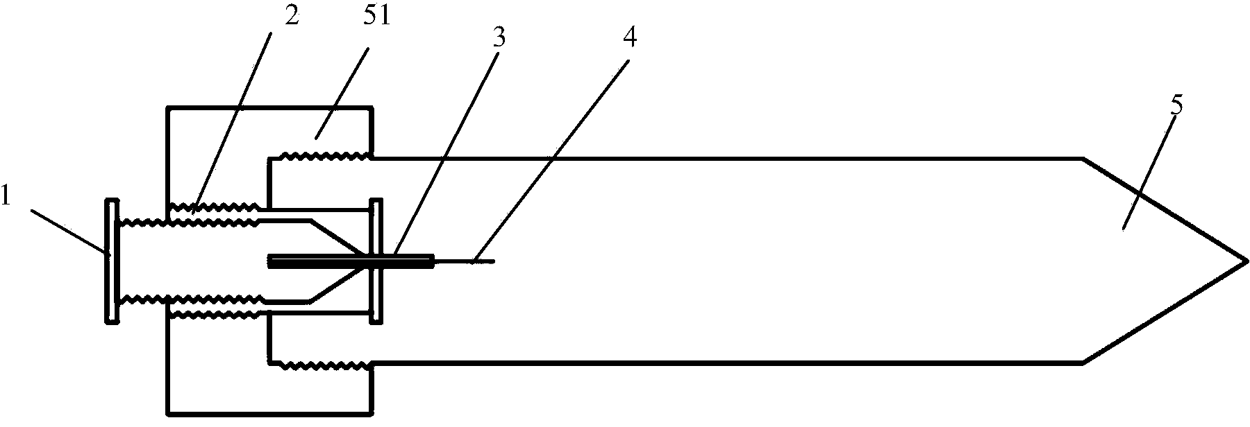 Preparing device and method for nanofiller capillary chromatography microcolumn