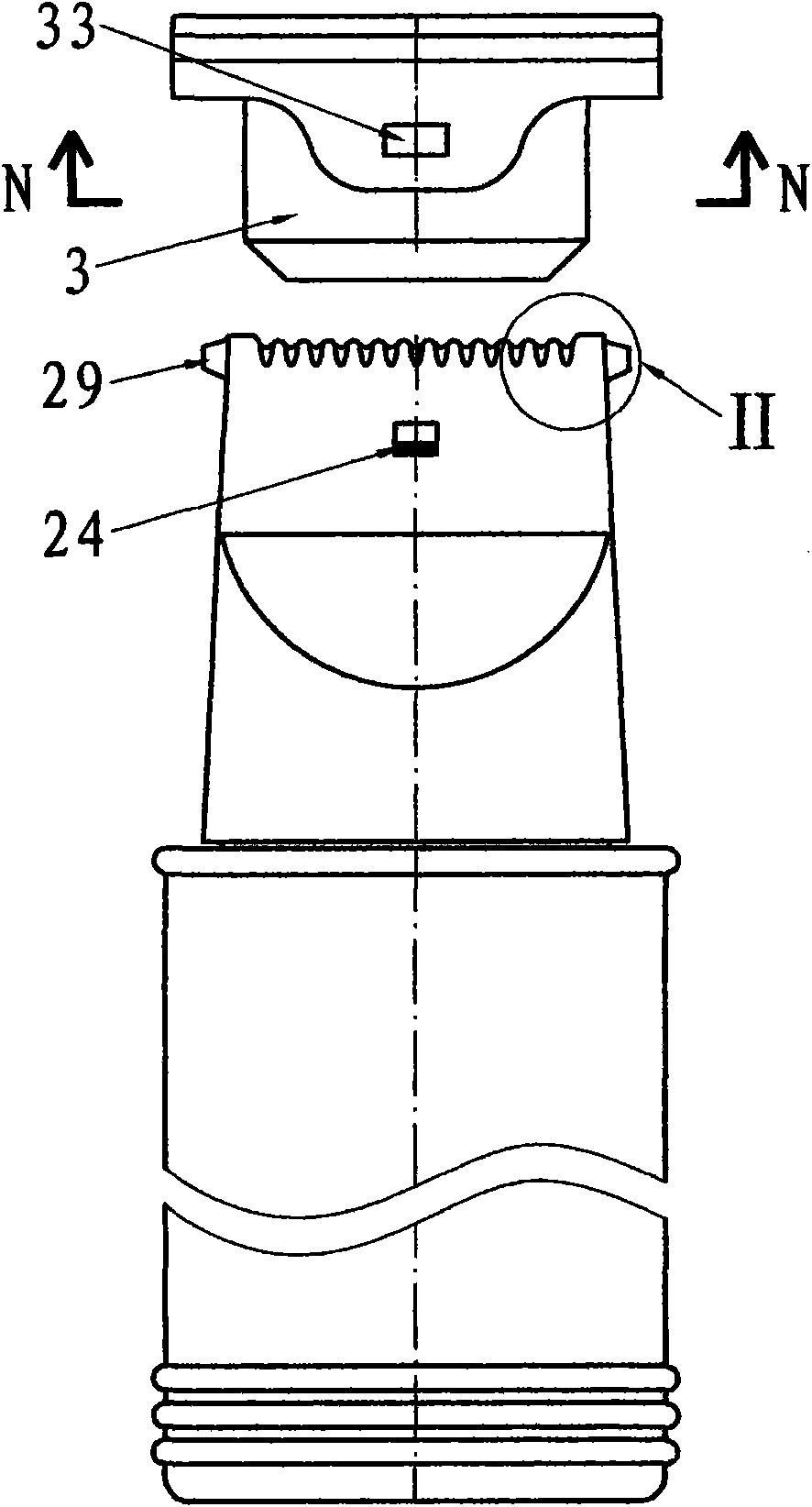 Multifunctional paste bottle