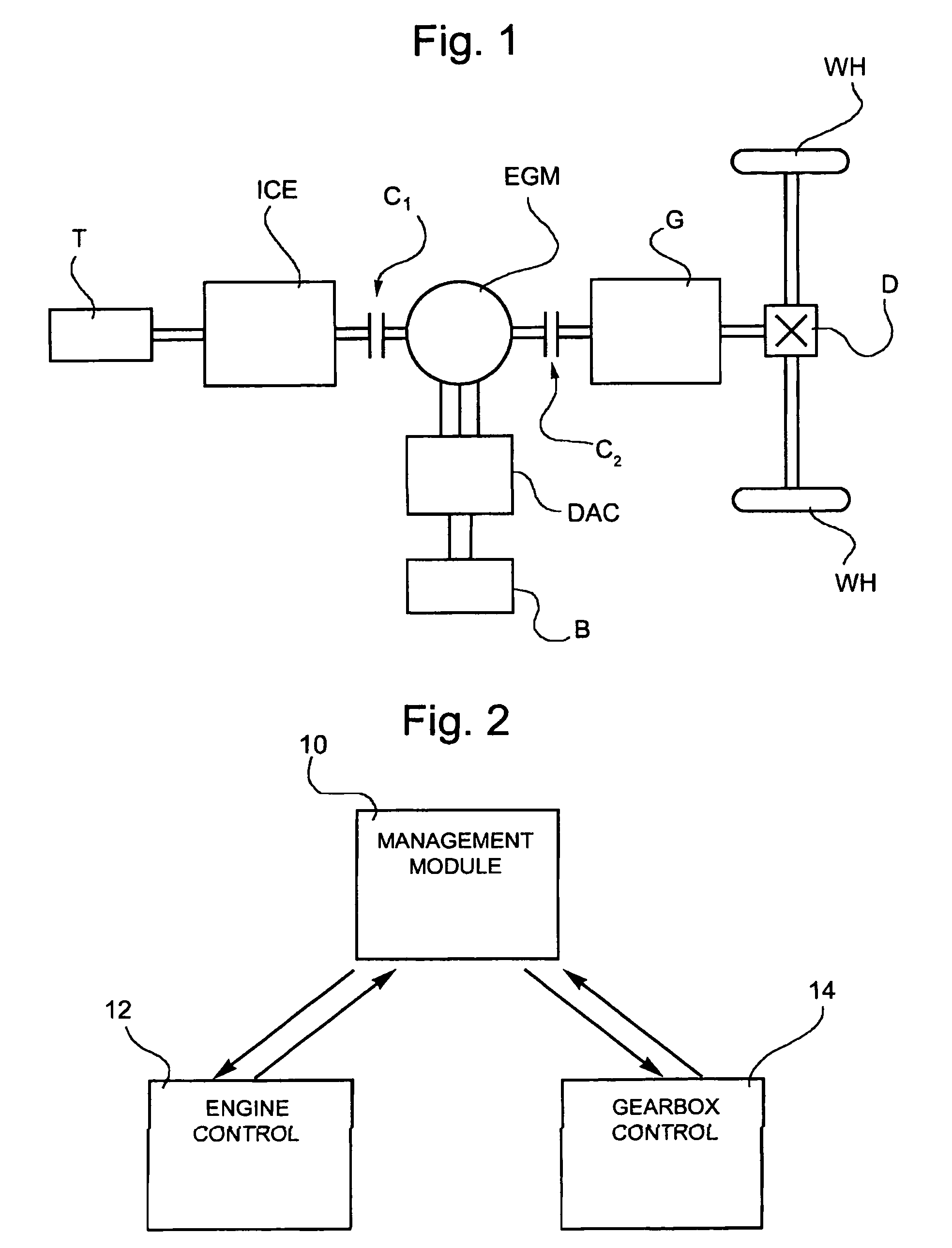 Integrated power train control system for a motor vehicle