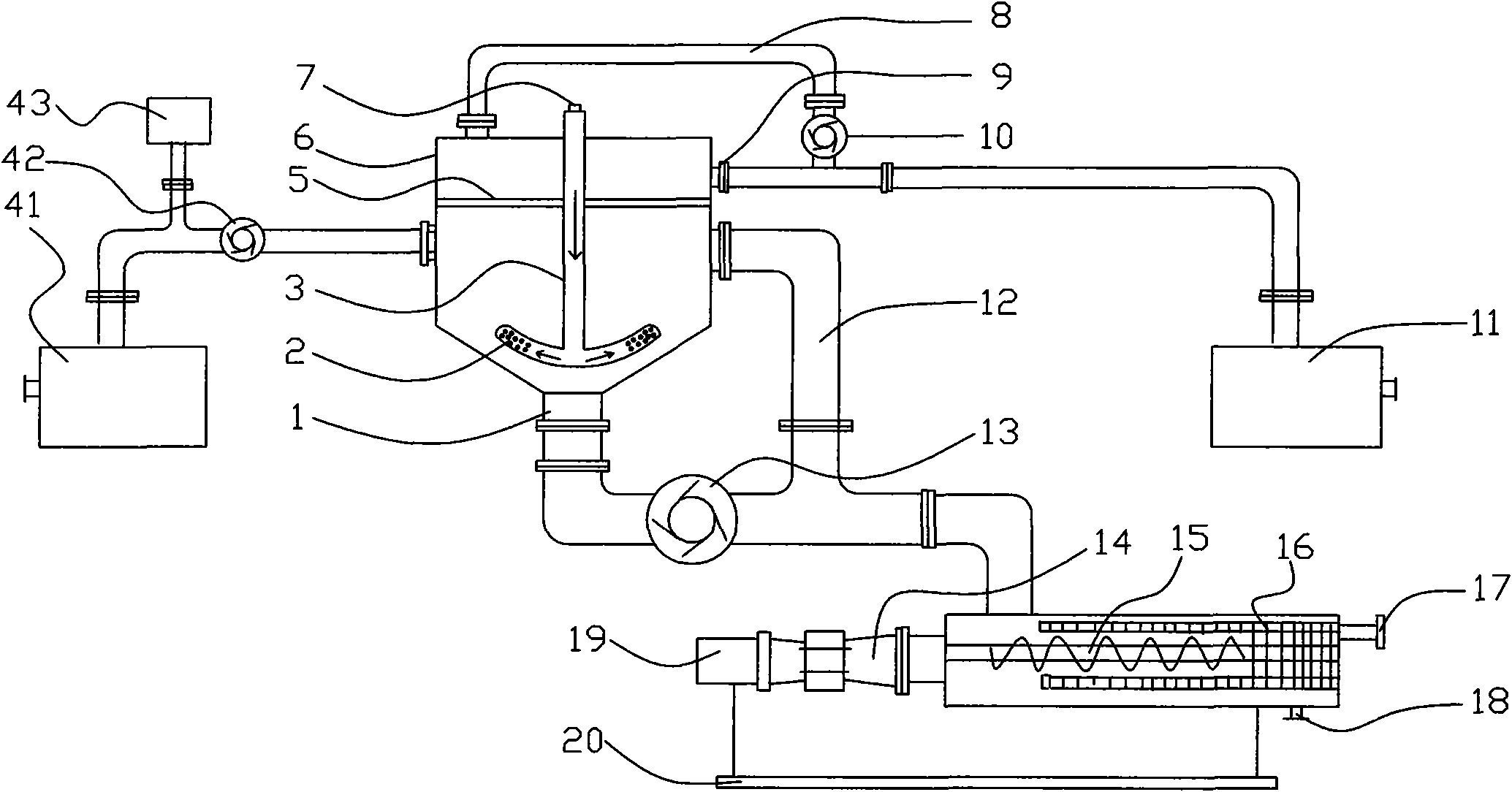 Multifunctional high-efficiency sewage treatment system with zero discharge