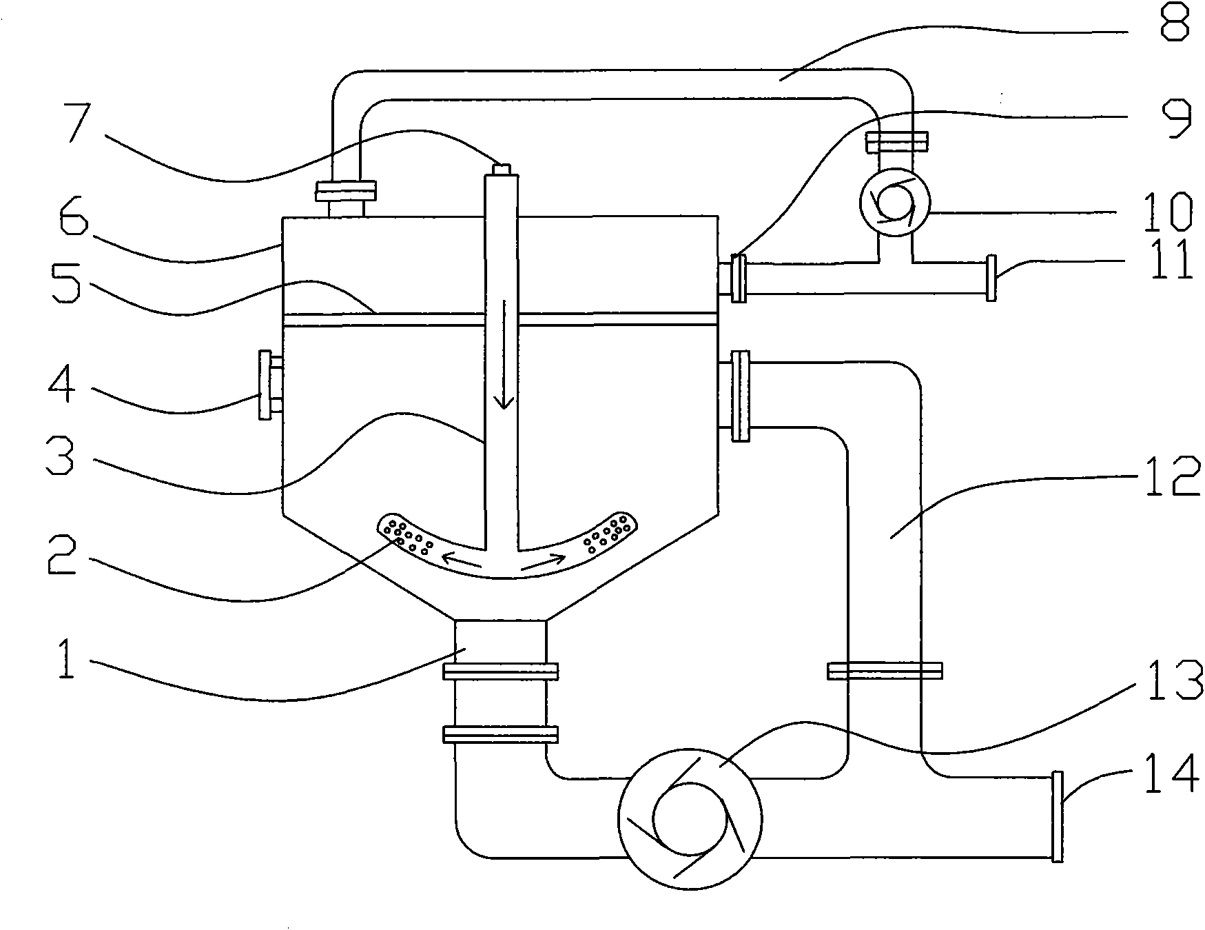 Multifunctional high-efficiency sewage treatment system with zero discharge