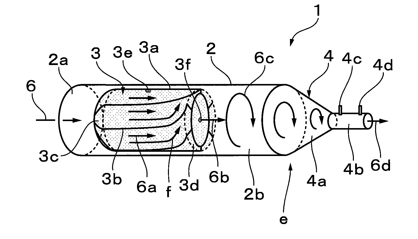 Micro-bubble generator, vortex breakdown nozzle for micro-bubble generator, vane swirler for micro-bubble generator, micro-bubble generating method, and micro-bubble applying device