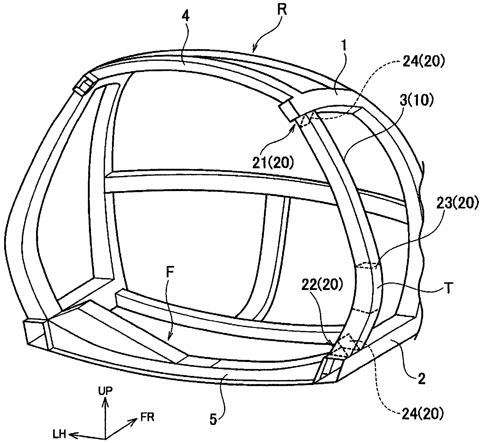 Vehicle body side structure