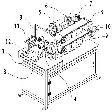 Servo rubber tube cutting machine