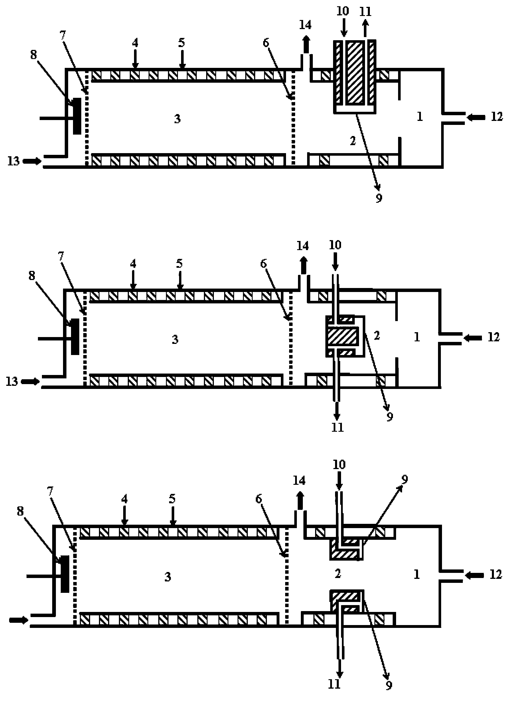 Ion mobility spectrometer based on ion sweep type membrane sample introduction