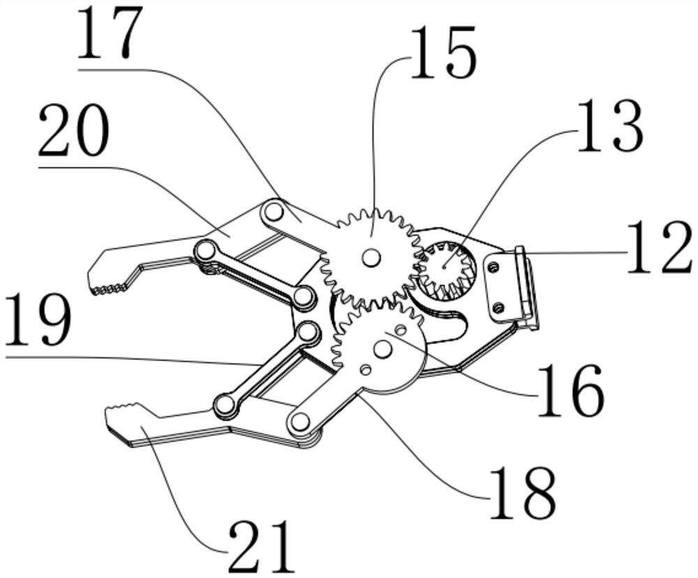 Robot for emergency treatment of nuclear medicine radiation pollution