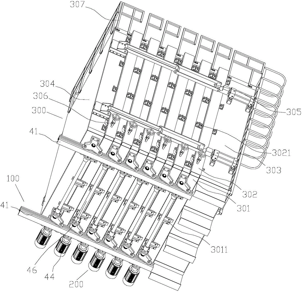 Prefabricated part group standing mould