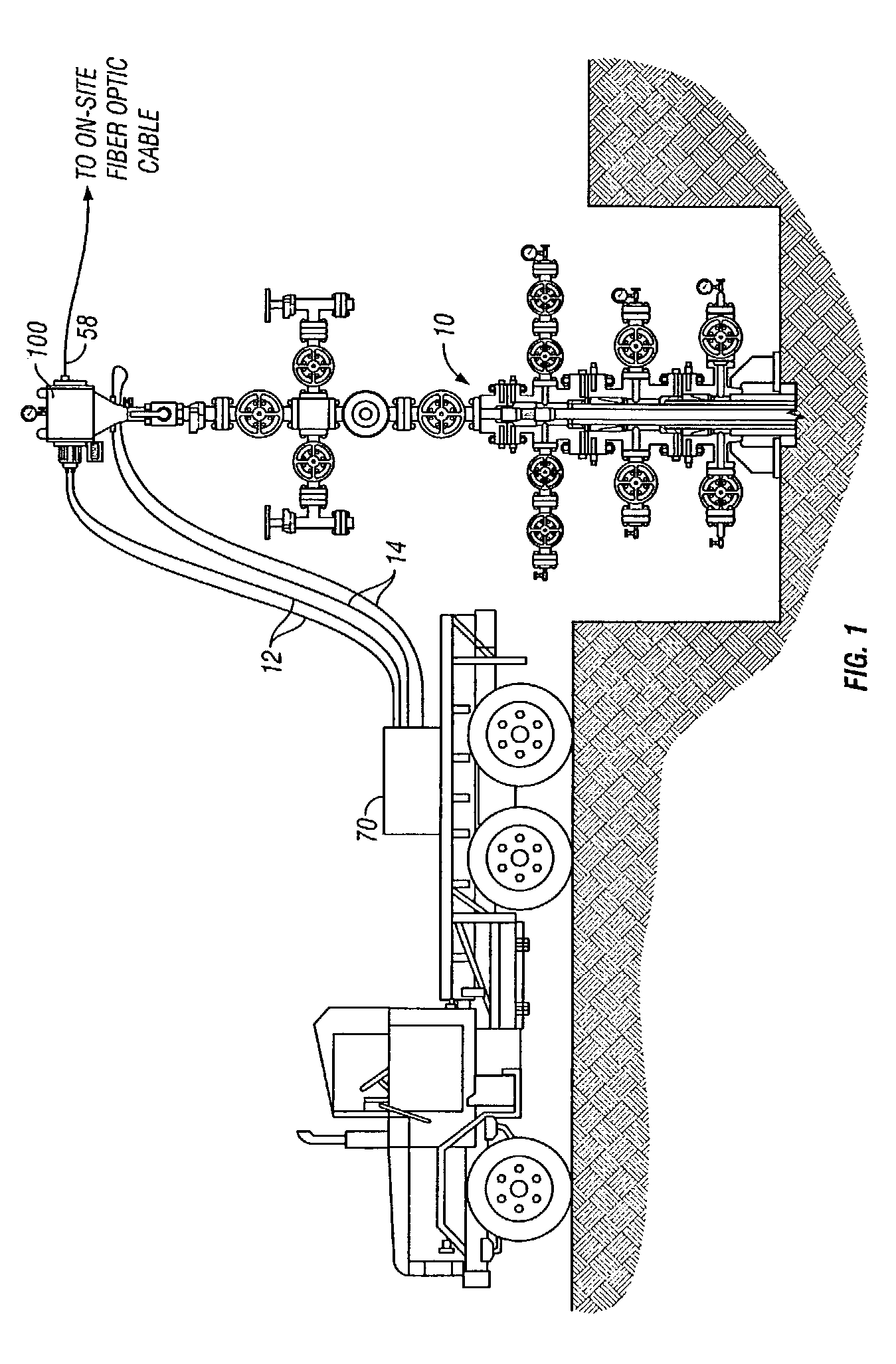 Method and apparatus for determining the temperature of subterranean wells using fiber optic cable