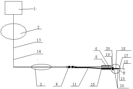 Electromagnetic intelligent fishing system and fishing line installation method