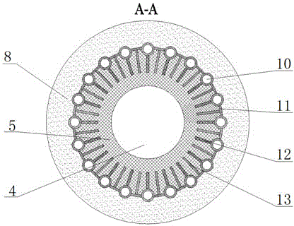 Improved heat transmission and accumulation solar heat collection device