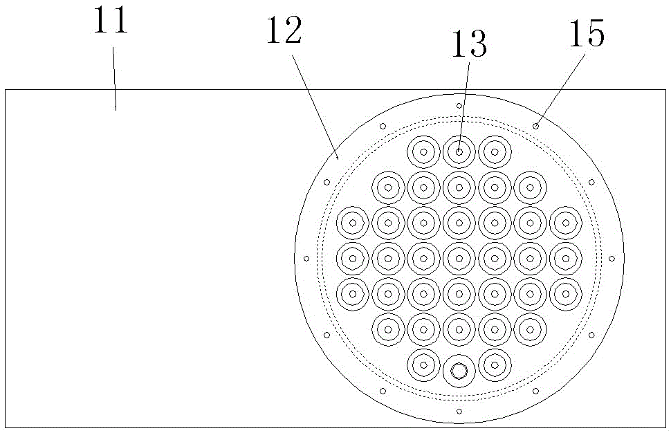 Organic carbon negative pressure washing device