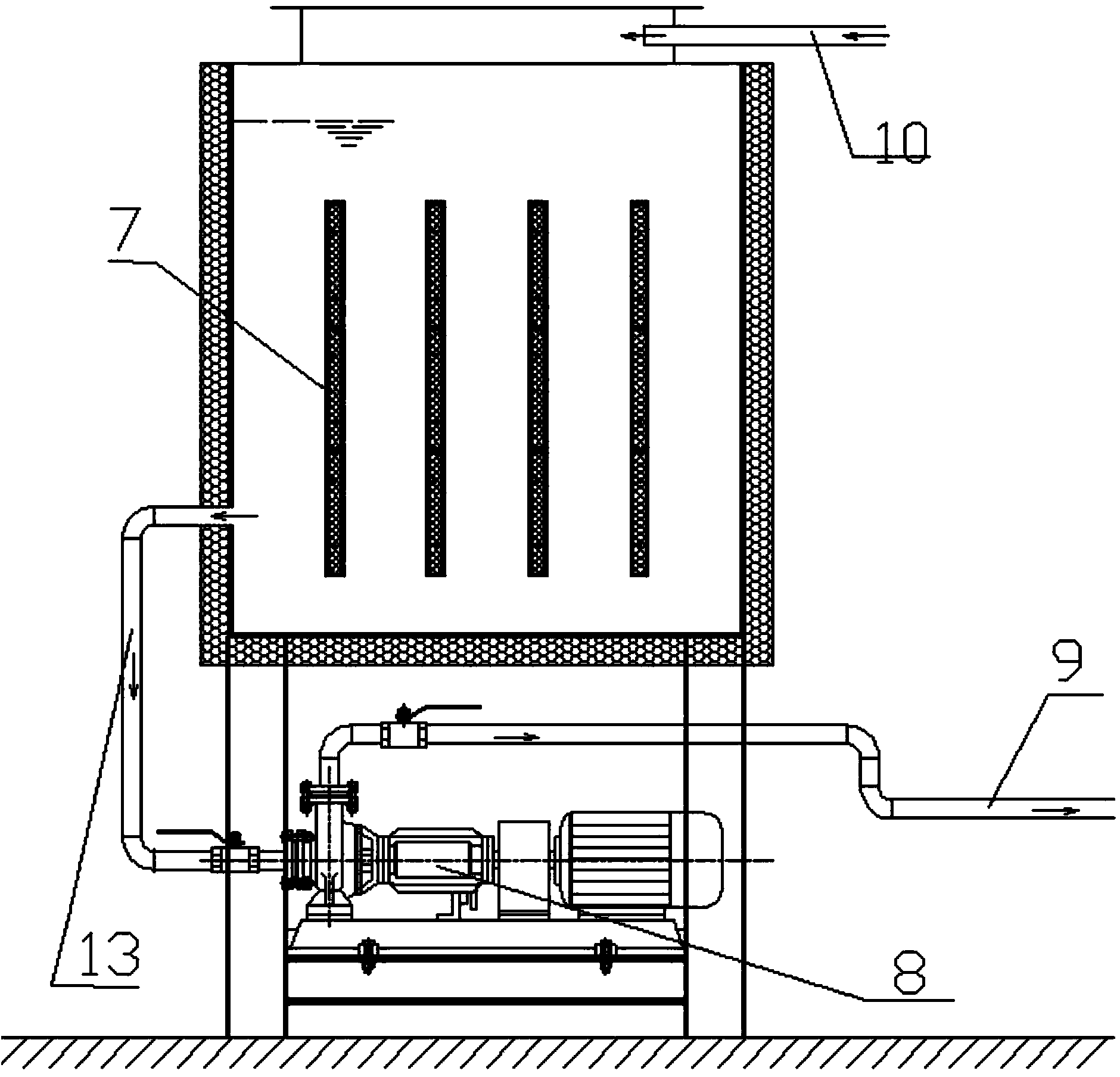 Conduction oil electric heating box