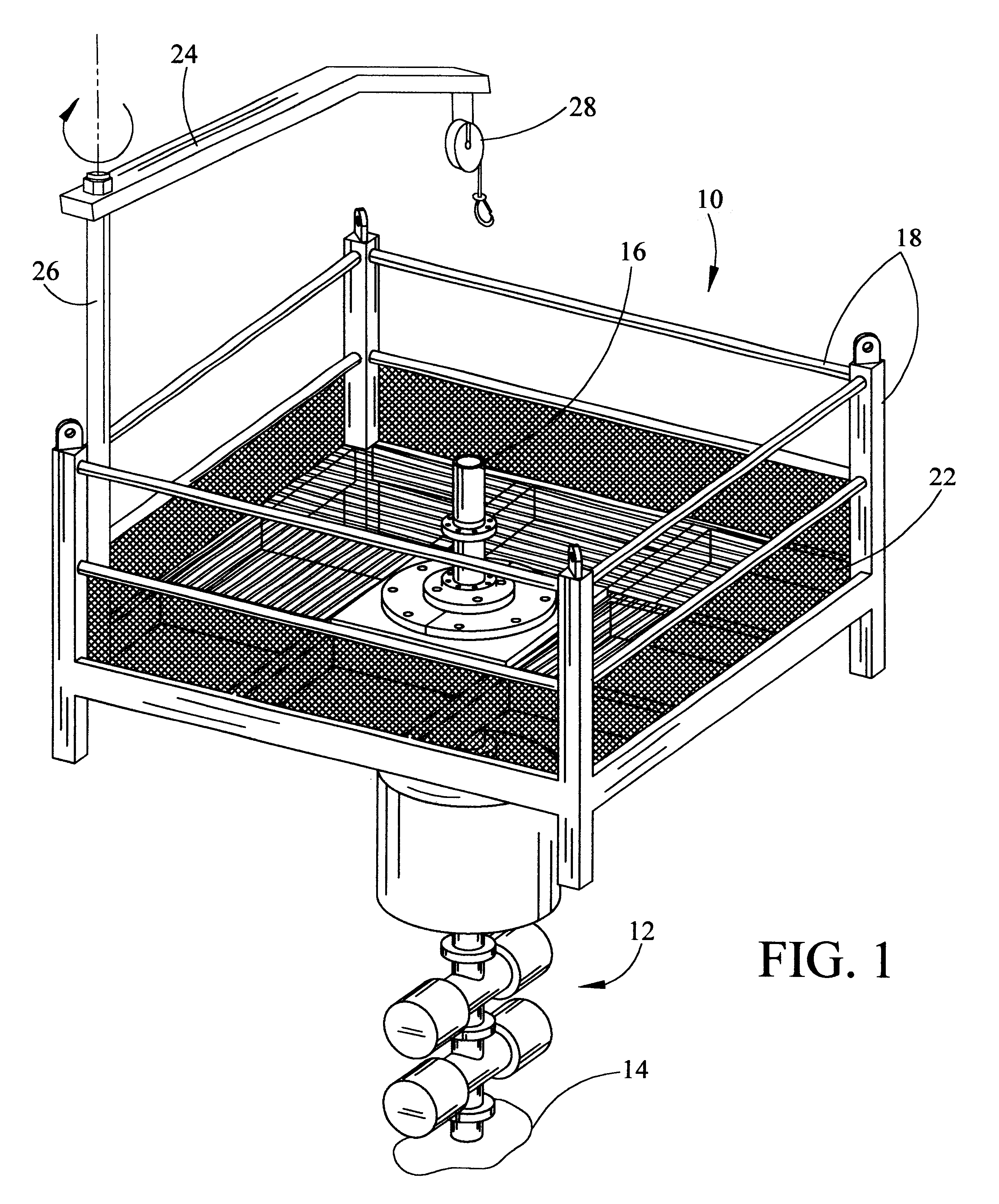 Portable well head work platform