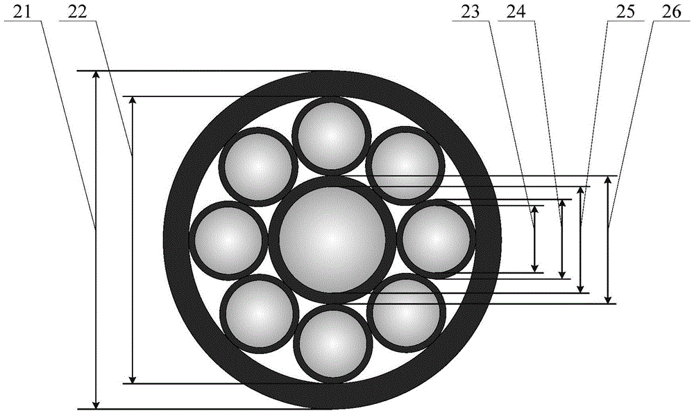 Photonic crystal fiber THz laser device