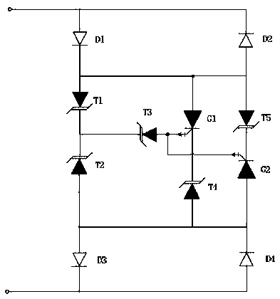 Bidirectional low-capacitance surge protection device