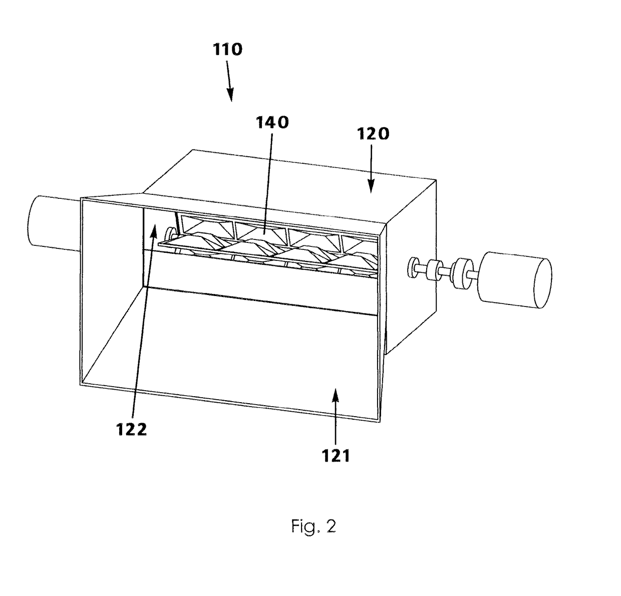 Forced air battery charging system