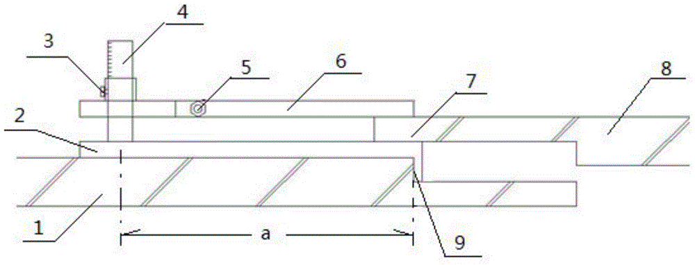 Line drawing method and line drawing tool for on-site assembly