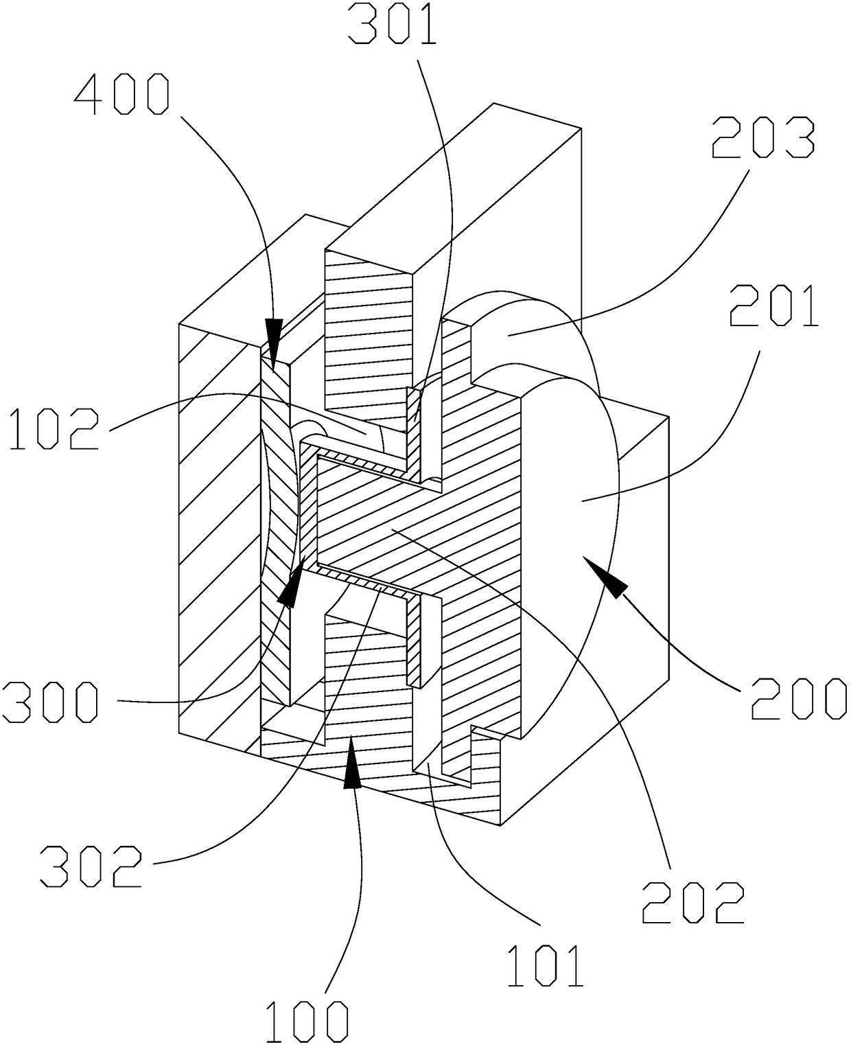 Button waterproof structure and waterproof mobile phone using the structure