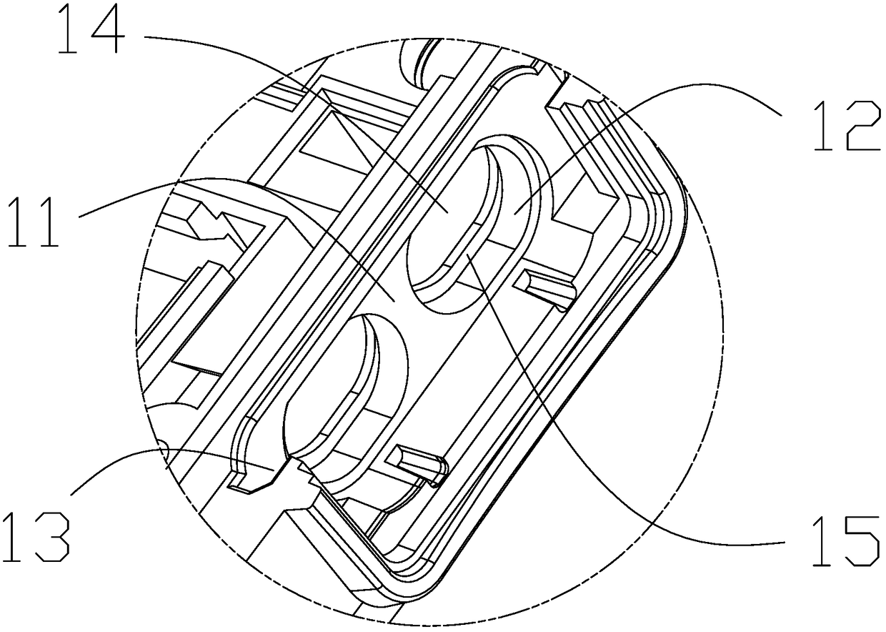 Button waterproof structure and waterproof mobile phone using the structure