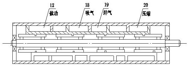 Forward and reverse screw shuttle type free piston engine