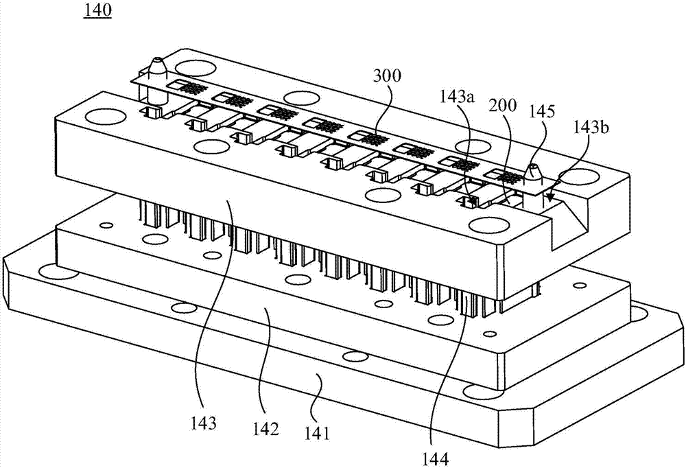 Adhesive sticking device