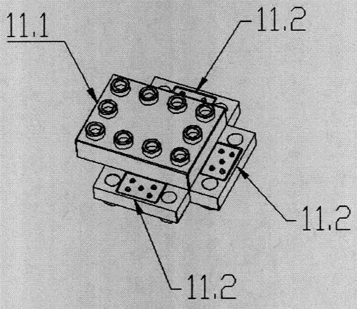 Magnetic intelligent circuit module control system used for building model