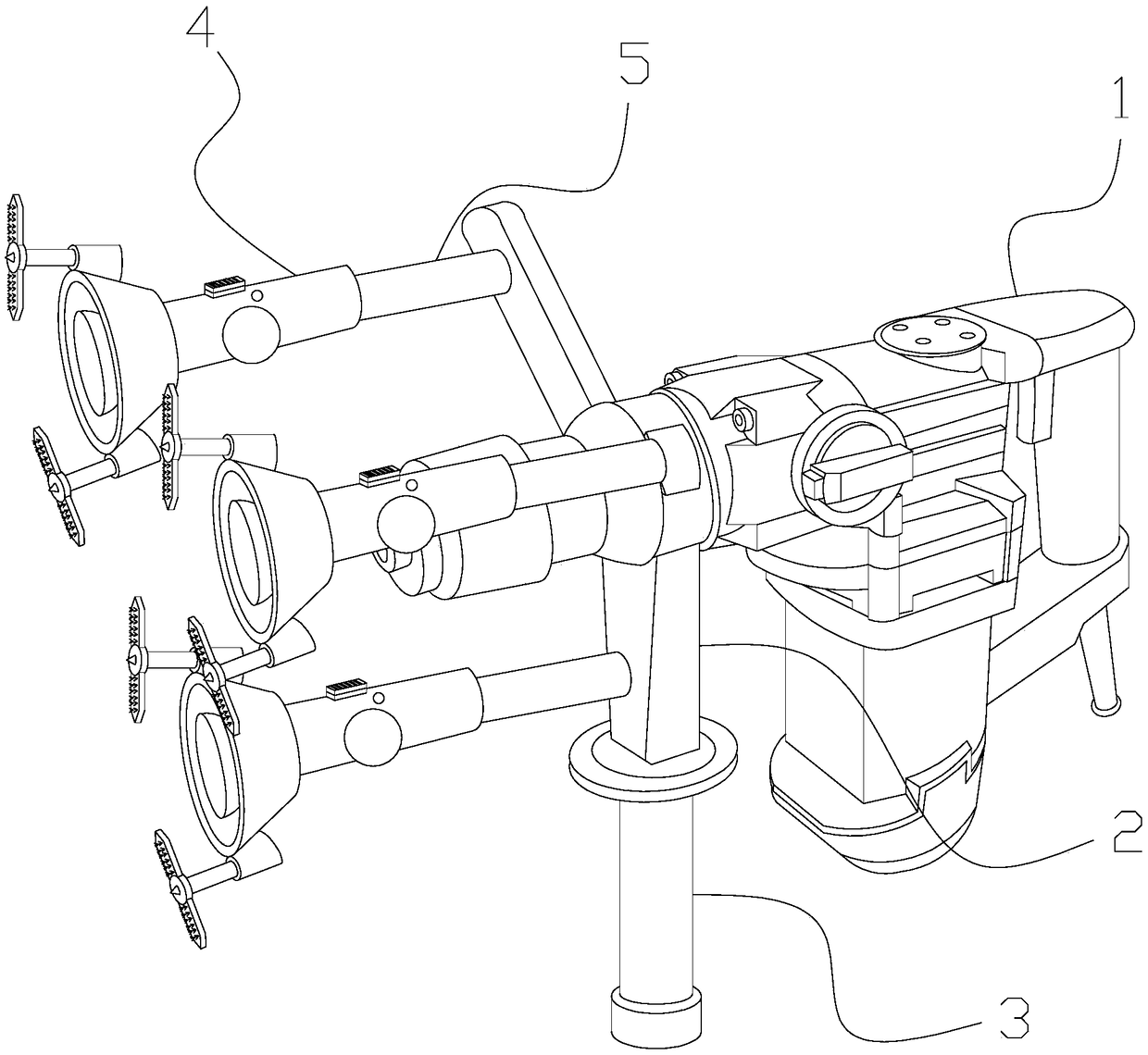 Electric hammer with drill bit cut-off and anti-throwing function