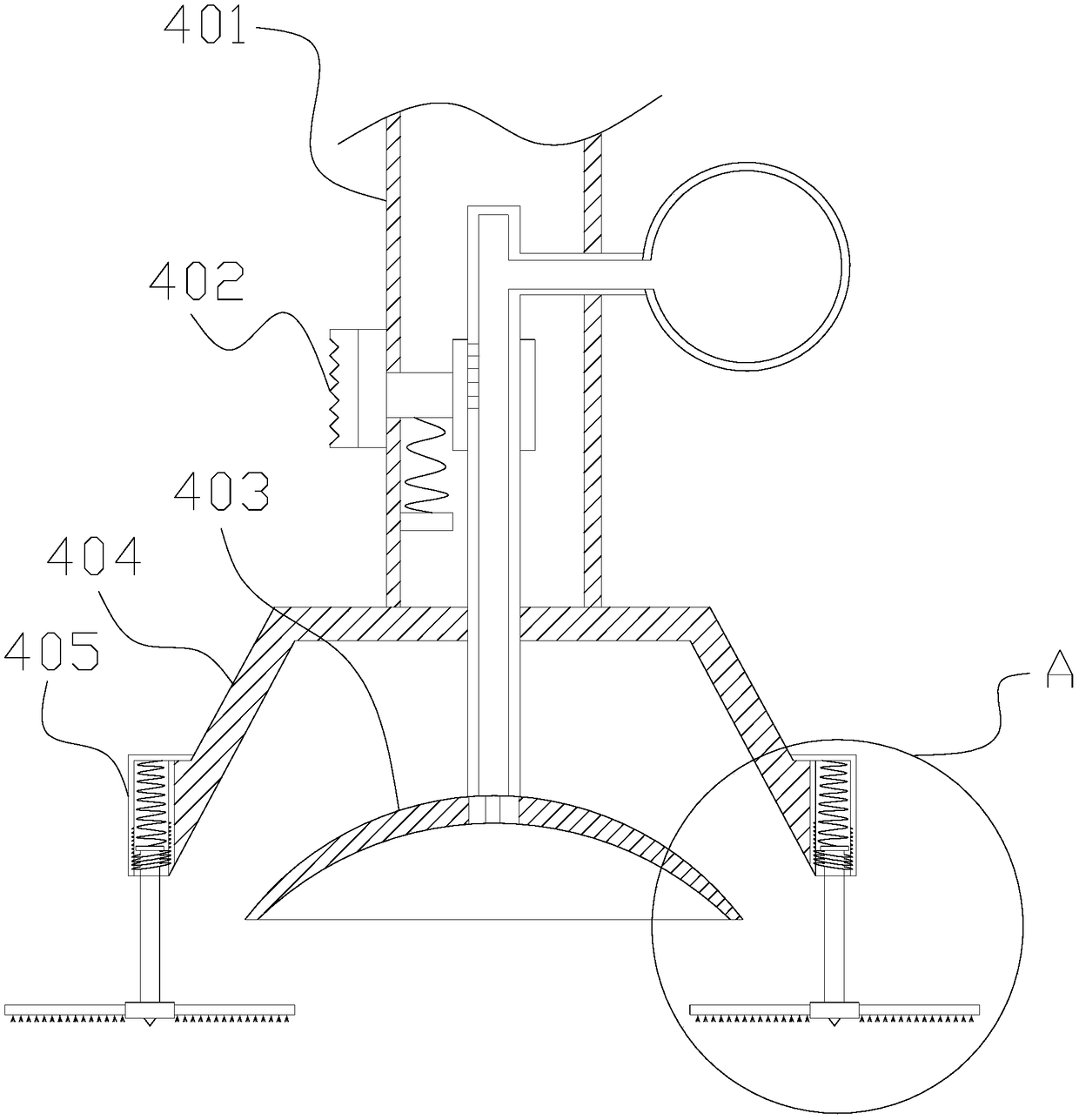 Electric hammer with drill bit cut-off and anti-throwing function