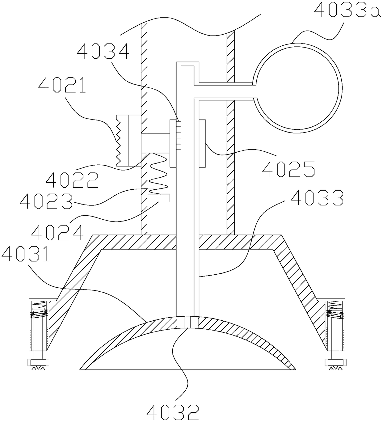 Electric hammer with drill bit cut-off and anti-throwing function