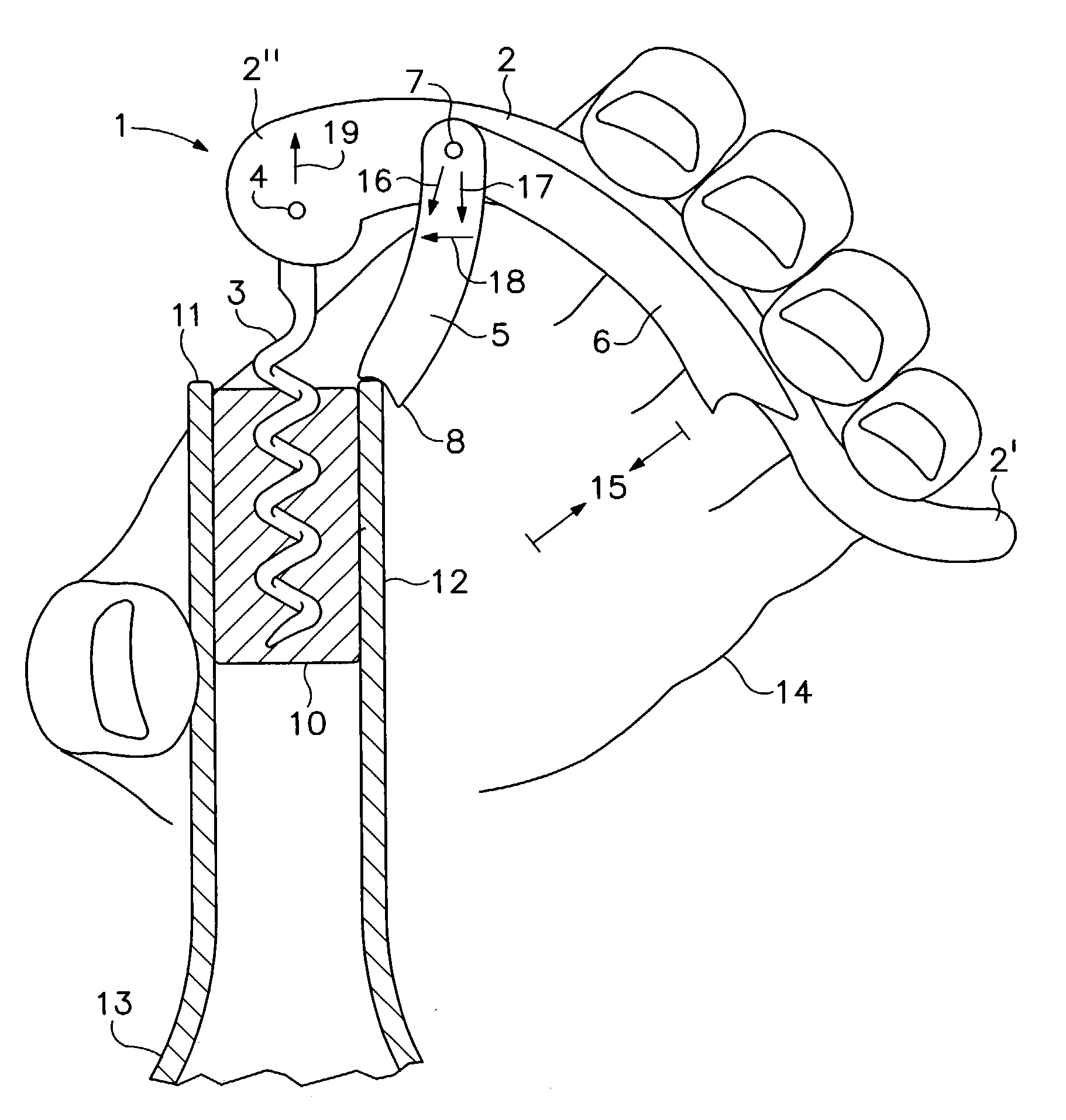 Corkscrew for one handed operation