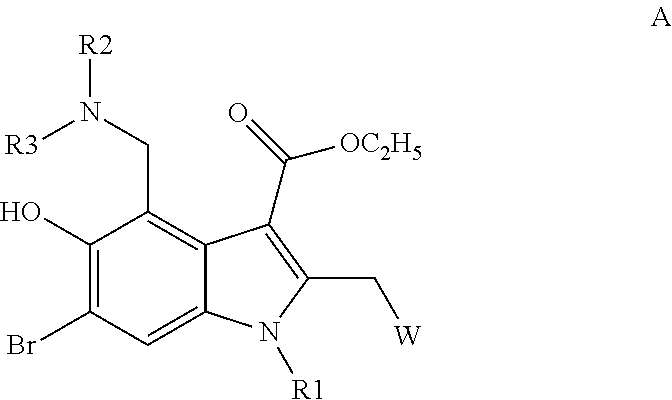 Substituted 2-(5-hydroxy-2-methyl-1H-indole-3-yl)acetic acids and ethers thereof and the use of same to treat viral diseases