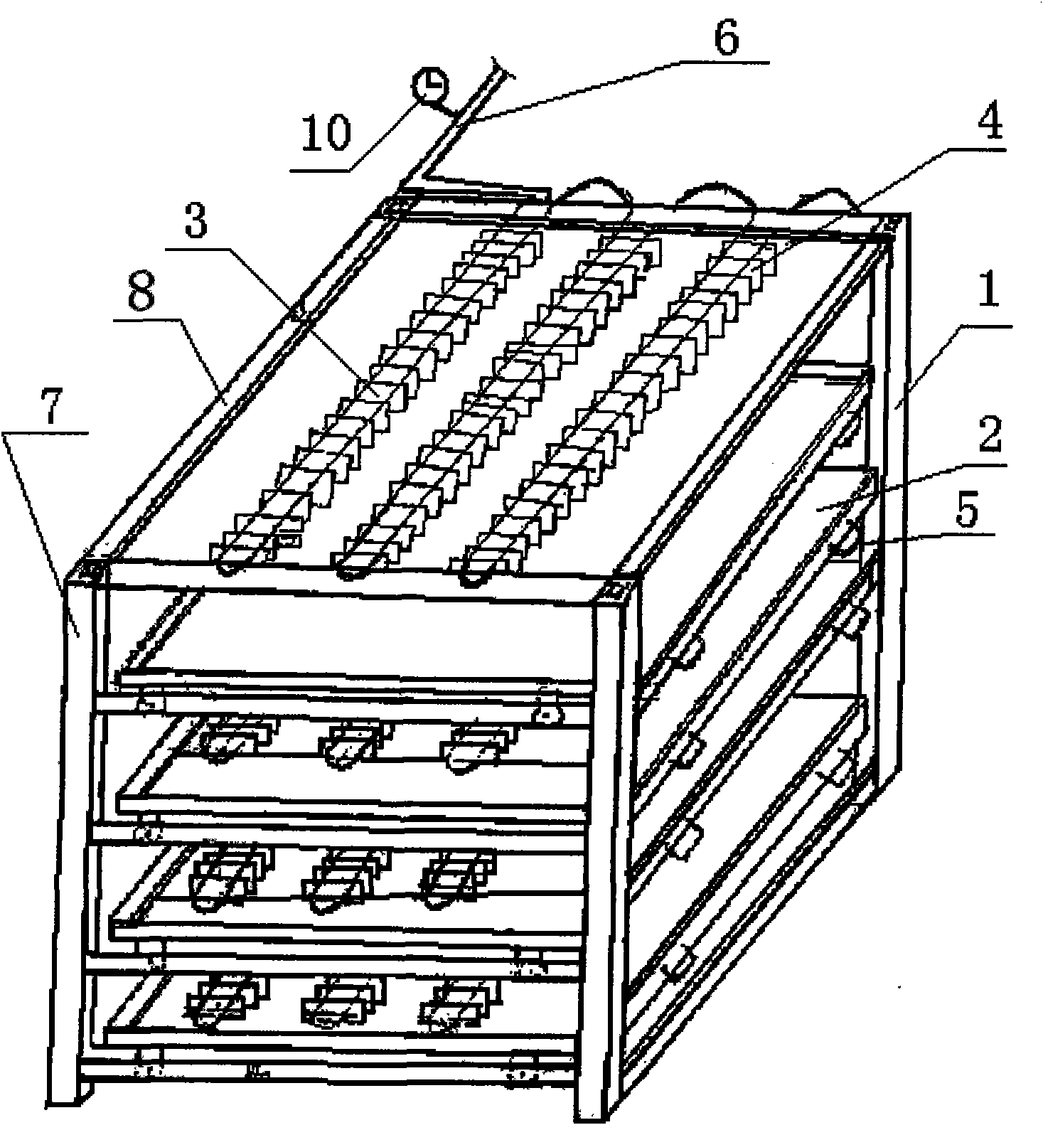 Drying method and drying equipment of wet rice paper poster