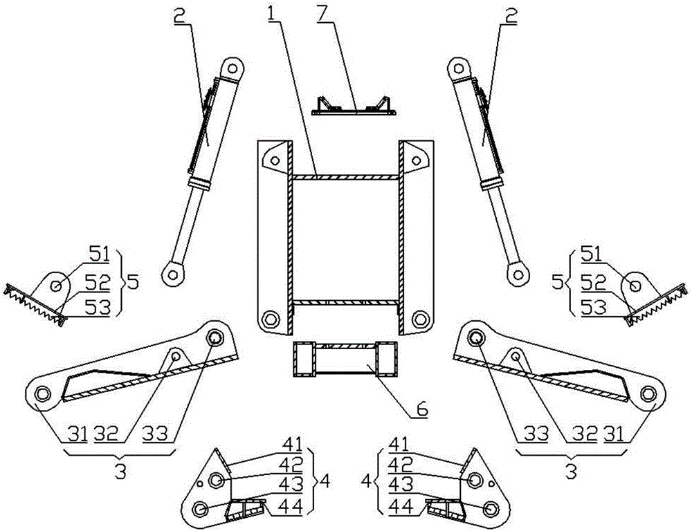 Counterweight device of rotary drilling rig and rotary drilling rig with same