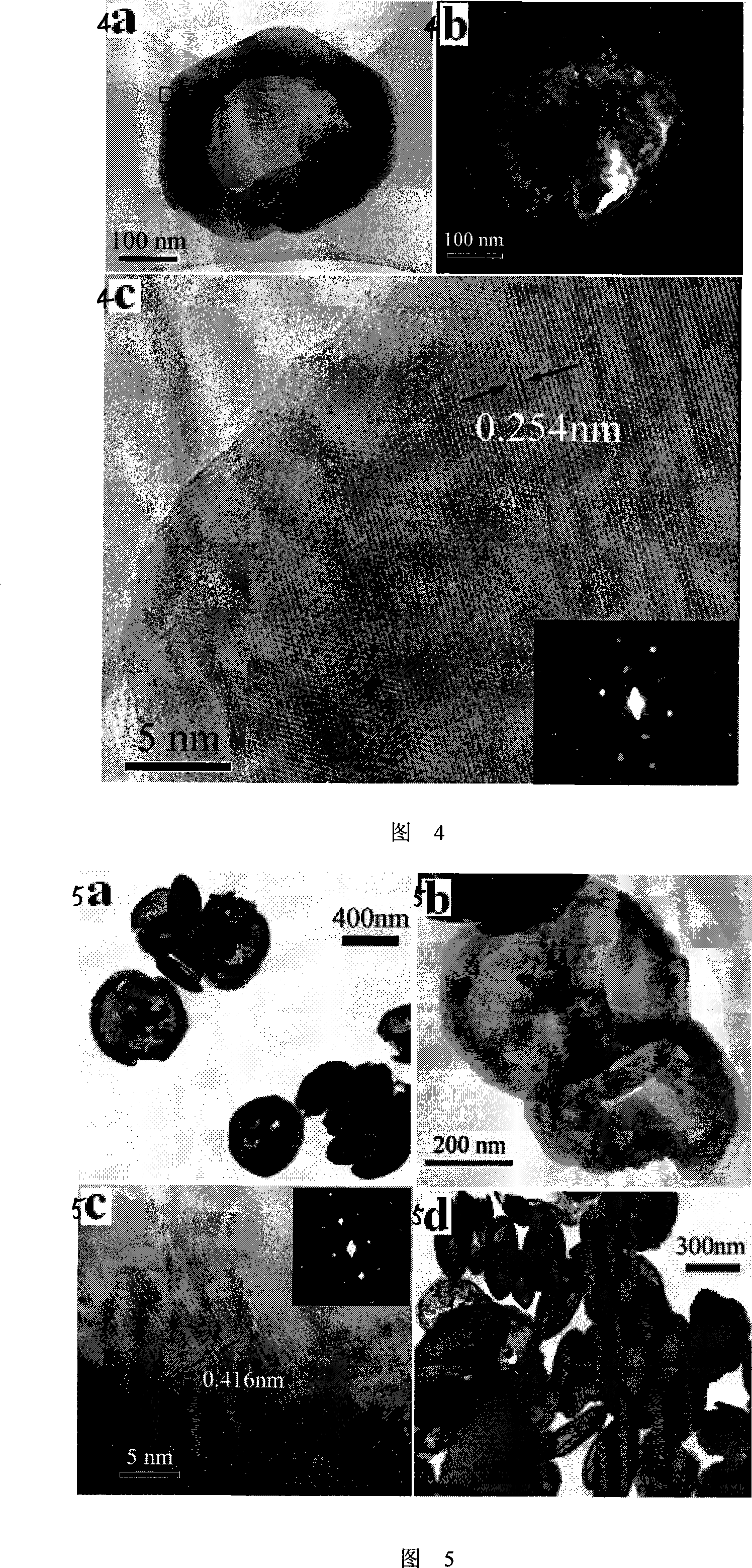 Method for producing cerium fluoride hollow nanostructured material