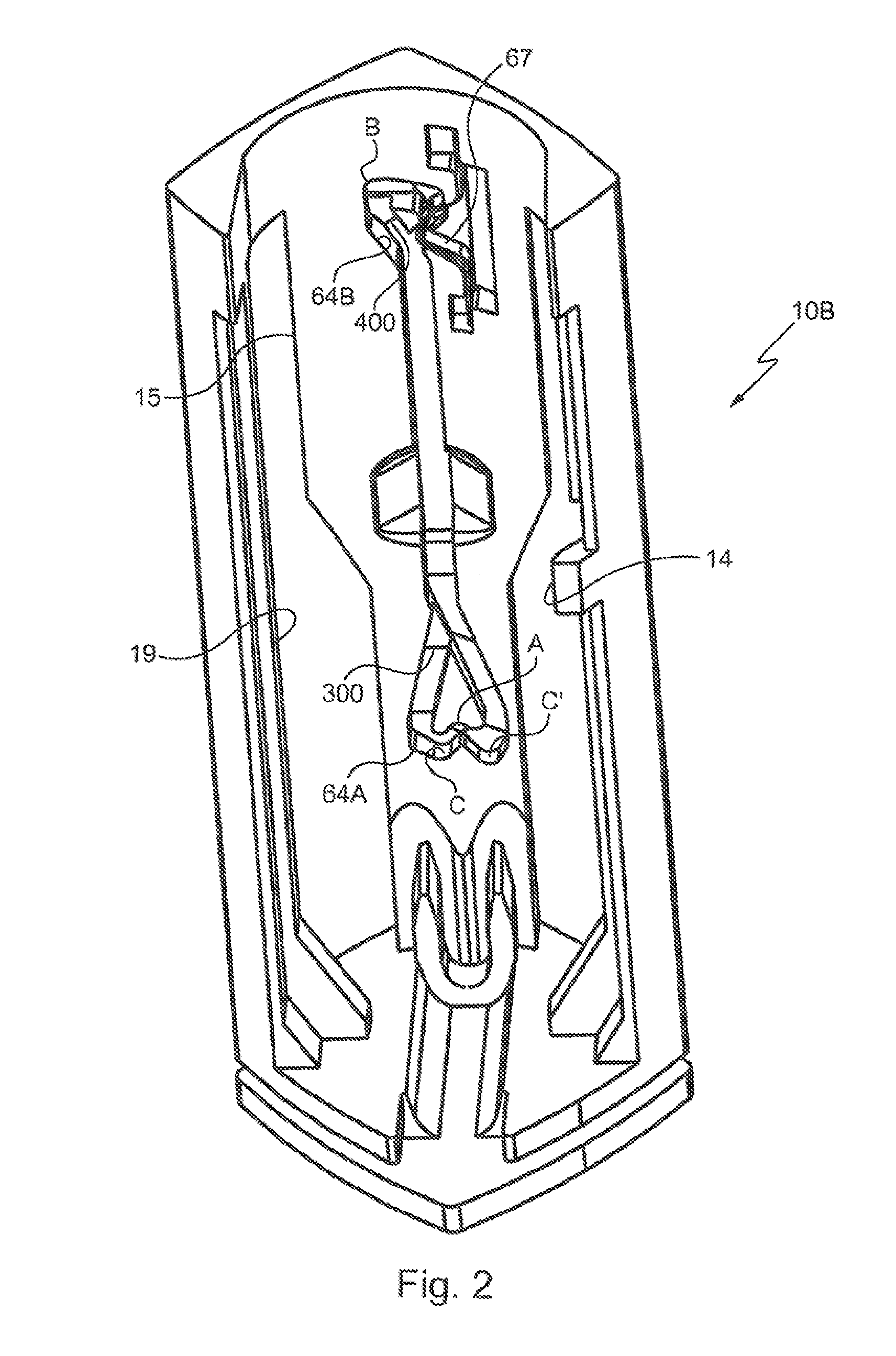 Container for a pasty or liquid cosmetic product with retractable application member