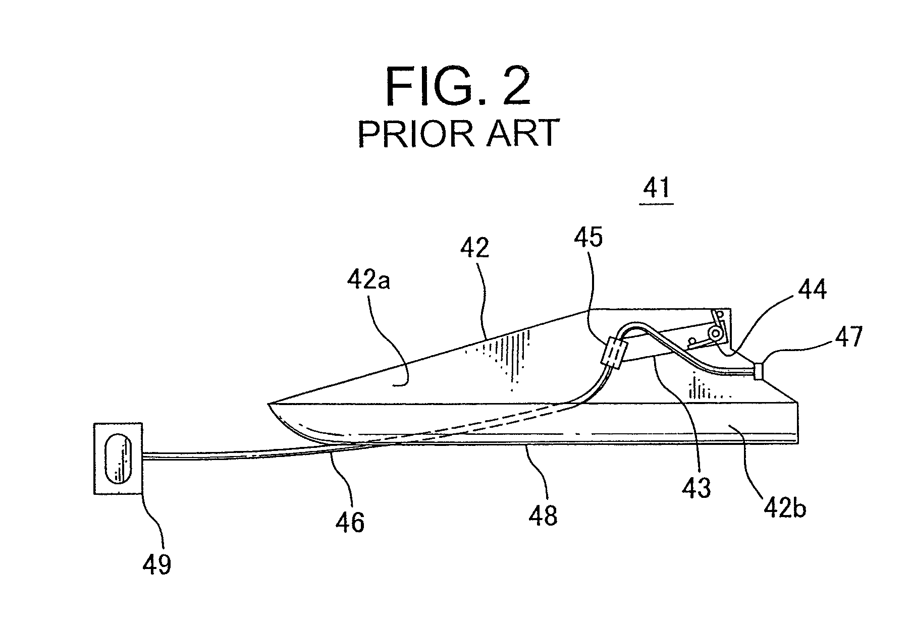 Power supplying system for a sliding structure